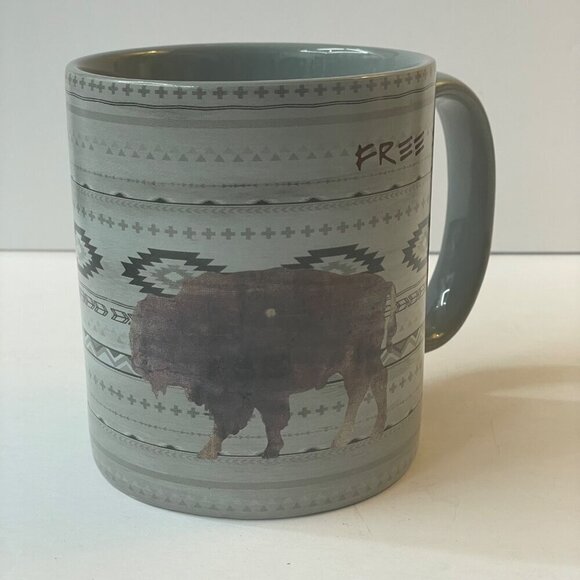 Free Spirit Buffalo Coffee Mugs From HiEnd Accents - Picture 2 of 7